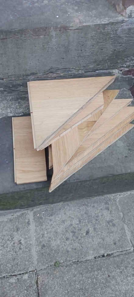 Photo of free Oak Veneer Flooring Offcuts (Crookes S10) #1