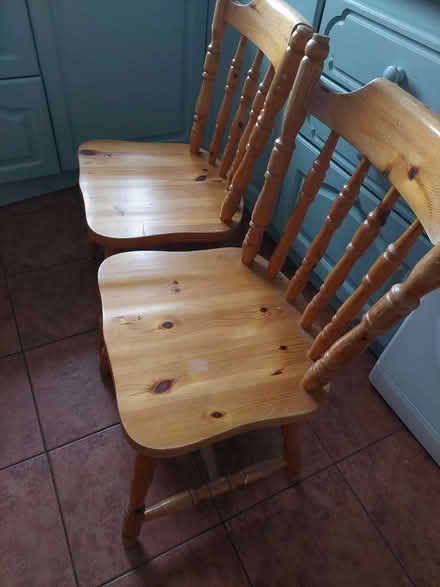 Photo of free two kitchen chairs (balbriggan,nr garda station) #1