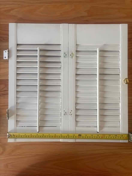 Photo of free wooden louvered cabinet doors (Warren Township) #1