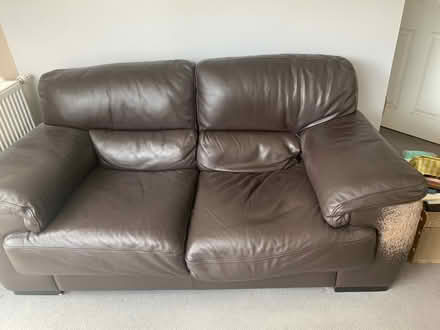 Photo of free Leather sofa (HR2) #1