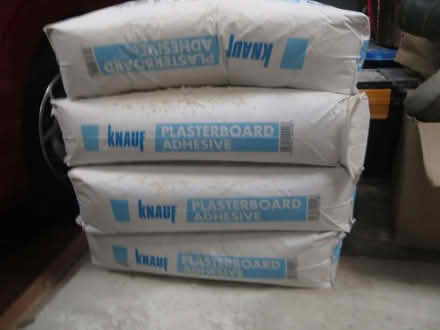 Photo of free knauf plasterboard adhesive (bonding) (Yarnton OX5) #1