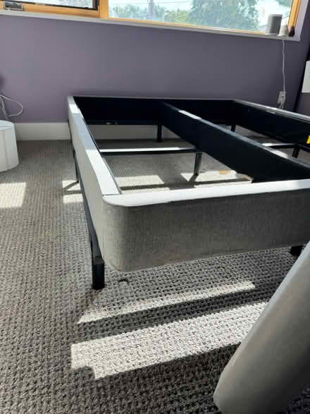 Photo of free Queen bed box spring bed frame (Downtown Boulder, CO) #1
