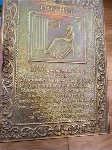 Photo of free Old! “Mother” Plaque (Cheshunt En8) #4