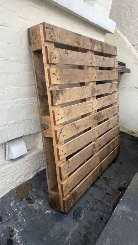 Photo of free Large wooden pallet 47” x 47” (Chatham) #1