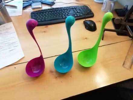 Photo of free Small plastic ladles, dinosaur themed. (Ashburton CR0) #1