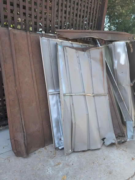 Photo of free Old Metal Garden Shed Scrap Metal (Valley Glen) #2