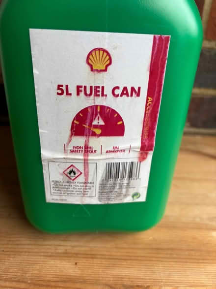Photo of free 5 litre fuel container (Stone Cross BN23) #1