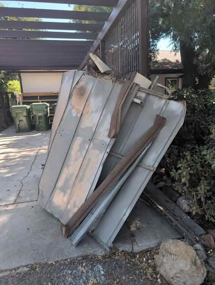 Photo of free Old Metal Garden Shed Scrap Metal (Valley Glen) #1