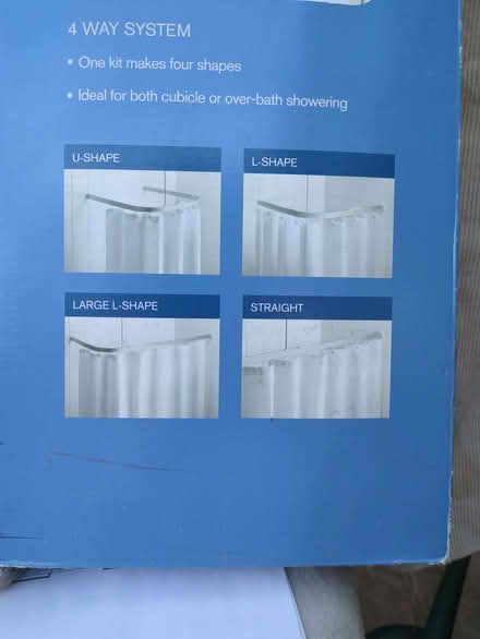 Photo of free Shower curtain track (Rodborough GL5) #2