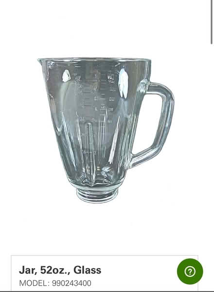 Photo of Hamilton beach blender jar (Shoreline) #1