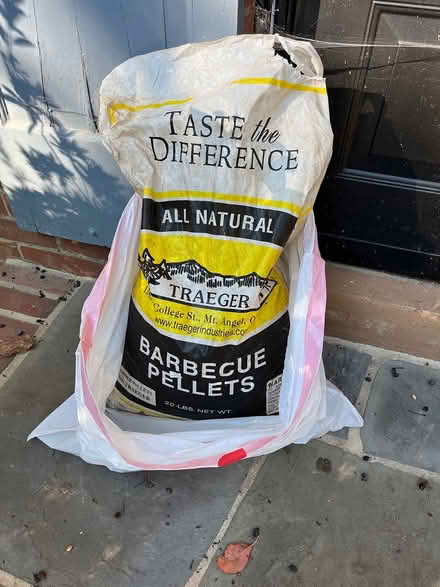 Photo of free BBQ Wood Pellets (Flower and Wayne Aves., SS) #1