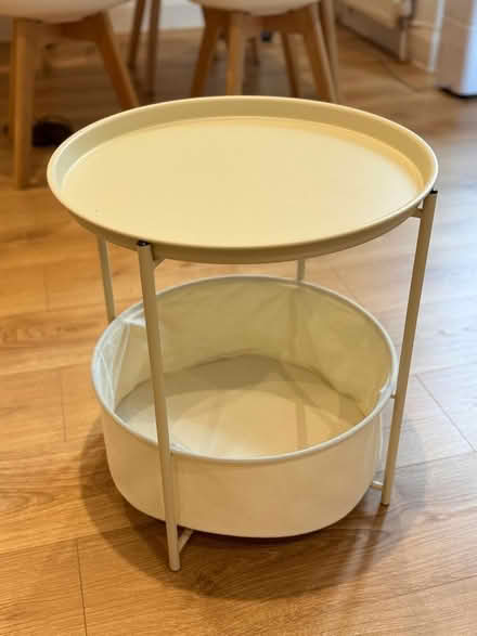 Photo of free Round Side Table with Storage (Tuffnel Park N19) #1