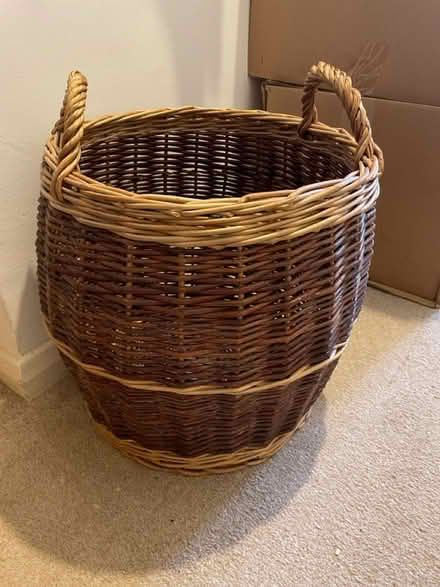 Photo of free Sturdy wicker basket (Worthing BN11) #1