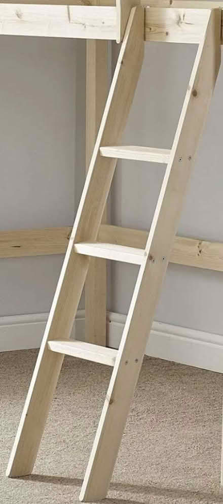 Photo of Bunk (wooden) bed ladder (Llanerch SA15) #1