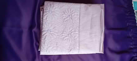 Photo of free Dusky pink faux silk curtains (Wokingham, RG41) #2