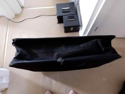 Photo of free Large black soft suitcase 34" x 26" (CR0) #3