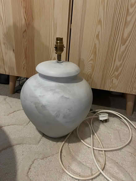 Photo of free Terracotta painted lamp (Long Hanborough OX29) #1