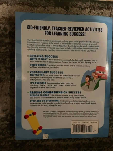 Photo of free jumbo reading success workbook (Sunset park) #2