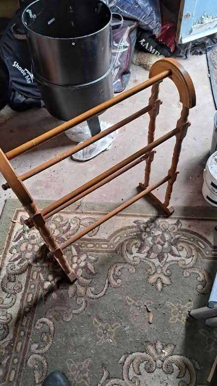 Photo of free Wooden towel rail (Terrington St Clement PE34) #1