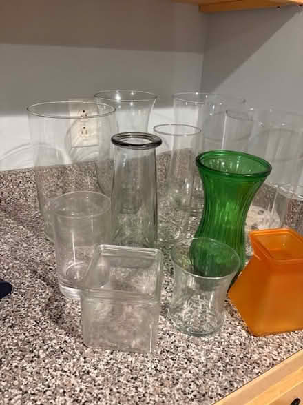 Photo of free Glass Vases - Various Sizes (Savage (Co.Rd 42 & Hwy 13)) #1