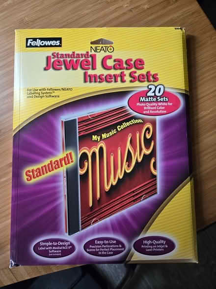 Photo of free Blank CD case inserts for printer (Marinwood (San Rafael)) #1