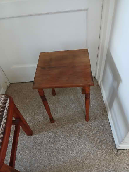 Photo of free Small table and small stool (LU1. Caddington) #1