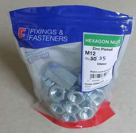 Photo of free M12 Nuts (Heaton Norris SK4) #1