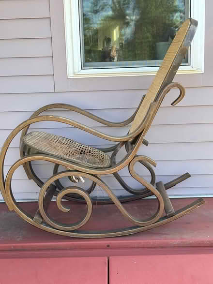 Photo of free Bentwood Cane Rocking Chair (Greenfield) #2
