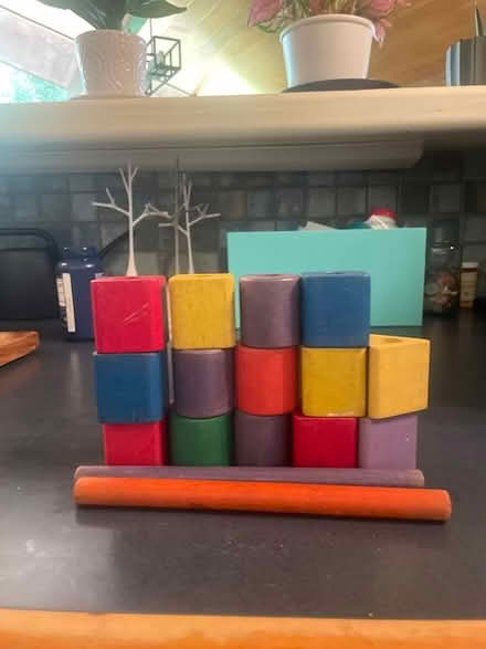 Photo of free wooden blocks with holes (East Boulder) #1