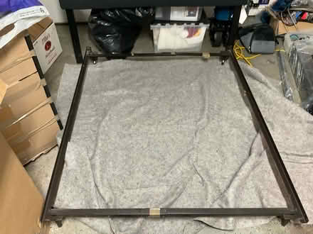 Photo of free Full/Double Metal Bed Frame (McLean) #1