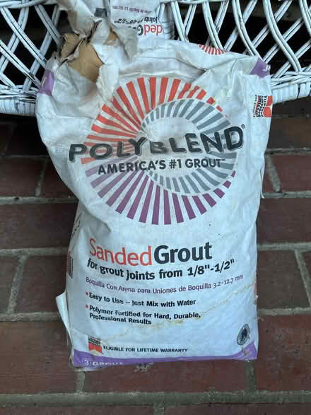 Photo of free Sanded grout - Pepperell (near Rt 119/113-Pepperell) #2