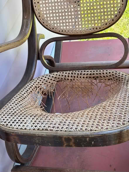 Photo of free Bentwood Cane Rocking Chair (Greenfield) #3