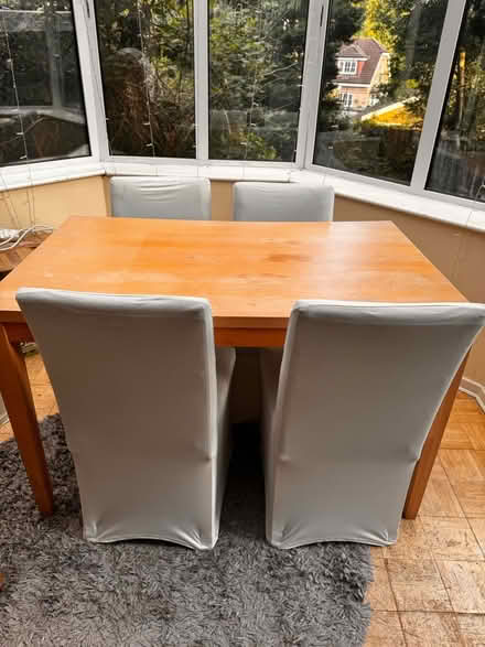 Photo of free Table and 4 chairs (M25 Prestwich) #3
