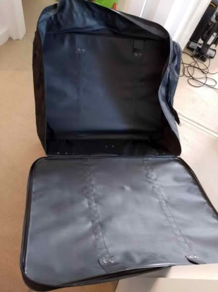 Photo of free Large black soft suitcase 34" x 26" (CR0) #2