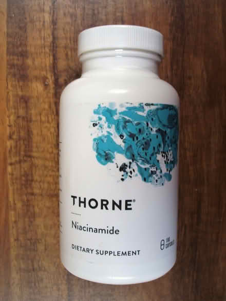 Photo of free Open bottle of Thorne Niacinamide (Oswego off Route 31) #1