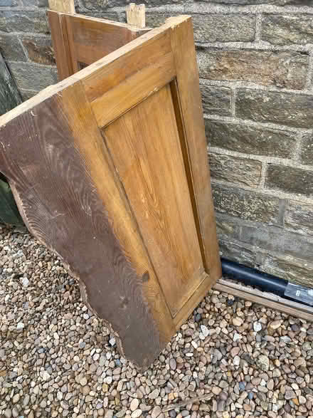 Photo of free Victorian Ash wood bed end x 2 (BD17 5LZ) #1