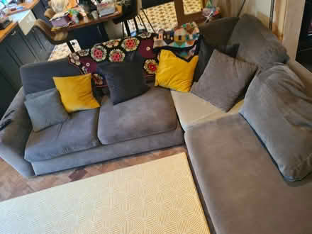 Photo of free Large grey corner sofa (University of Bath) #1