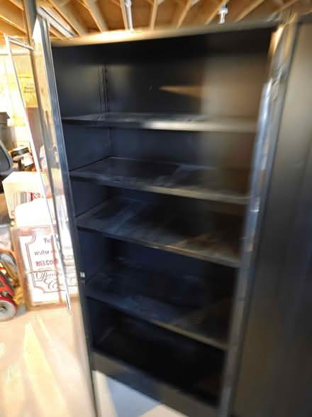 Photo of free Steel storage cabinet (Howell) #2