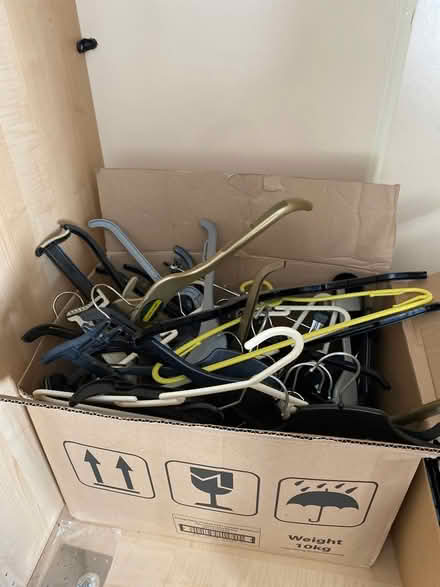 Photo of free Box of hangers (Windsor Quay, Cardiff CF11) #1