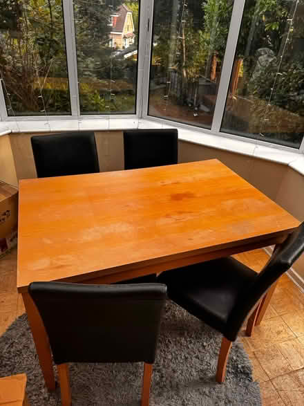 Photo of free Table and 4 chairs (M25 Prestwich) #1