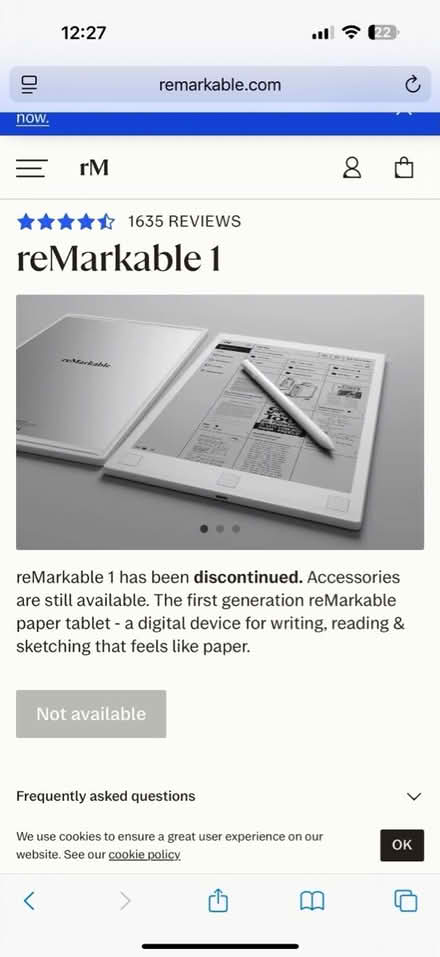 Photo of free Remarkable paper tablet (South Slope) #2