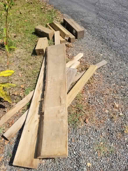 Photo of free Two 6 ft poplar boards + lumber (mohegan lake, ny) #1