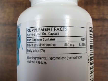 Photo of free Open bottle of Thorne Niacinamide (Oswego off Route 31) #3