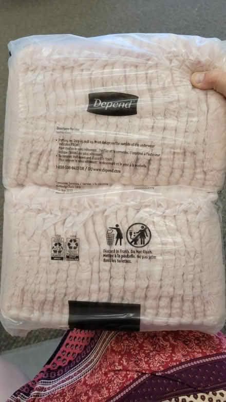 Photo of free Depends (Tinton Falls) #1