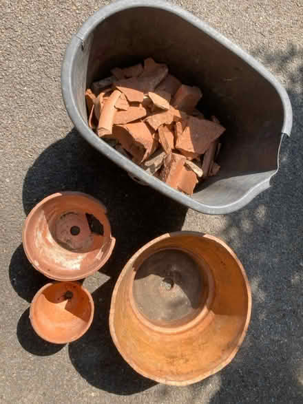 Photo of free Terracotta crocks (Worlds End Burgess Hill) #1