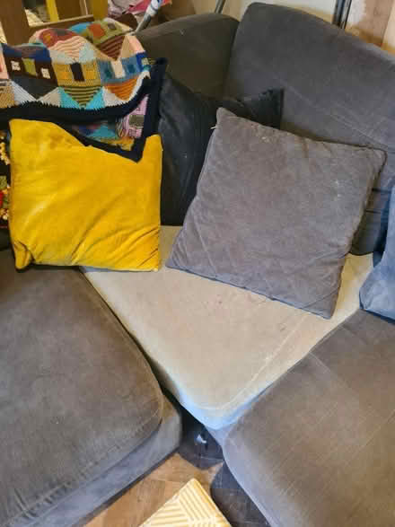 Photo of free Large grey corner sofa (University of Bath) #4