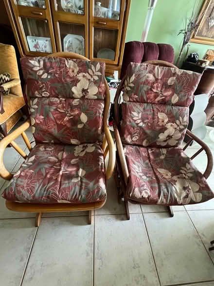 Photo of free 2 indoor wooden bentwood gliders (North Miami) #1