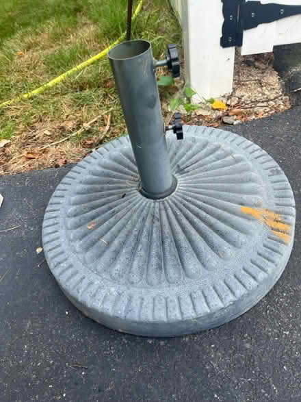 Photo of free Patio Umbrella Stand (Norteast Pelham, of rte 38) #1