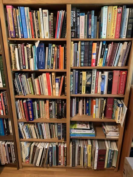Photo of free Tall Wood Shelf Unit (Pico/Robertson Area) #1