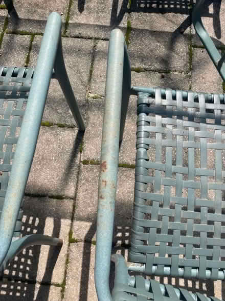 Photo of free Patio table with 6 chairs (Sutton) #2